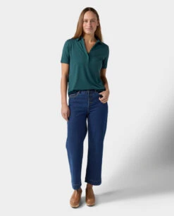 STIO Women's Alpin Lightweight Merino Polo SS 31 STIO Women's Alpin Lightweight Merino Polo SS -STIO CLOTHING 100465 440 1 ALT