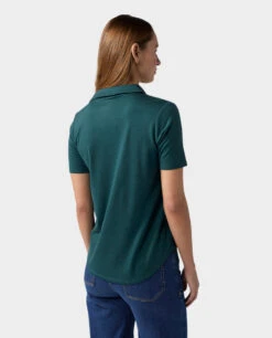 STIO Women's Alpin Lightweight Merino Polo SS 33 STIO Women's Alpin Lightweight Merino Polo SS -STIO CLOTHING 100465 440 3