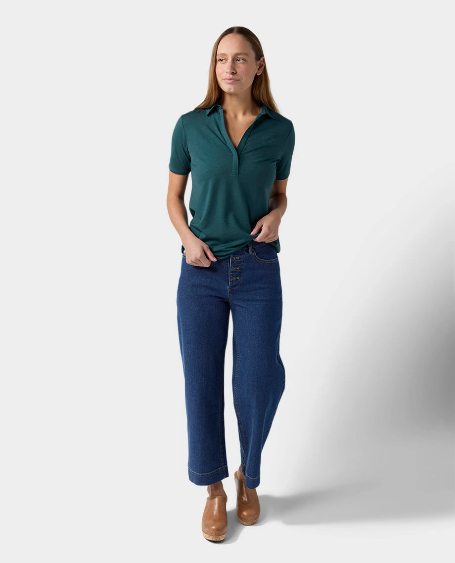 STIO Women's Alpin Lightweight Merino Polo SS 17 STIO Women's Alpin Lightweight Merino Polo SS - Image 15