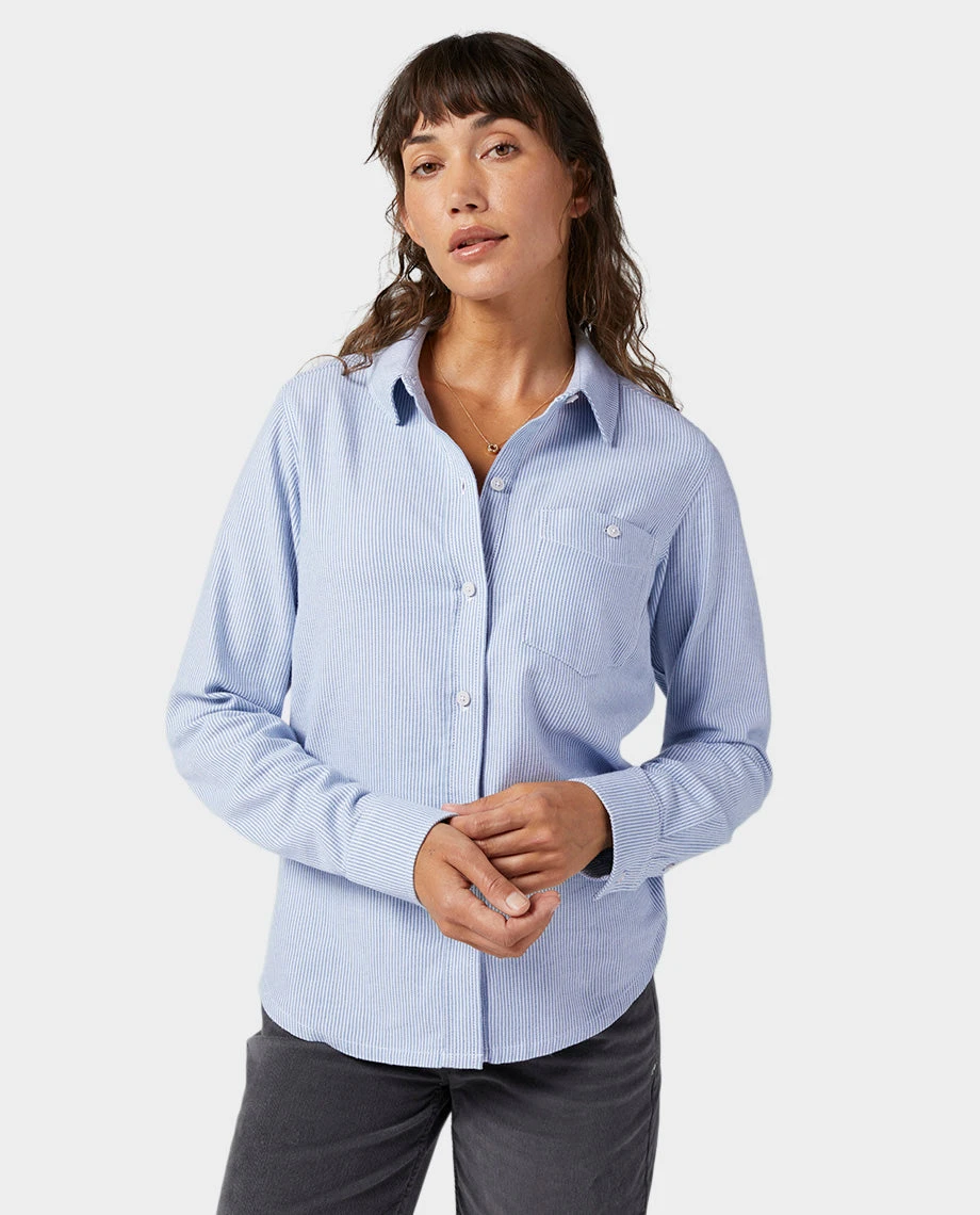 STIO Women's Miter Stretch Lightweight Flannel Shirt 6 STIO Women's Miter Stretch Lightweight Flannel Shirt - Image 4