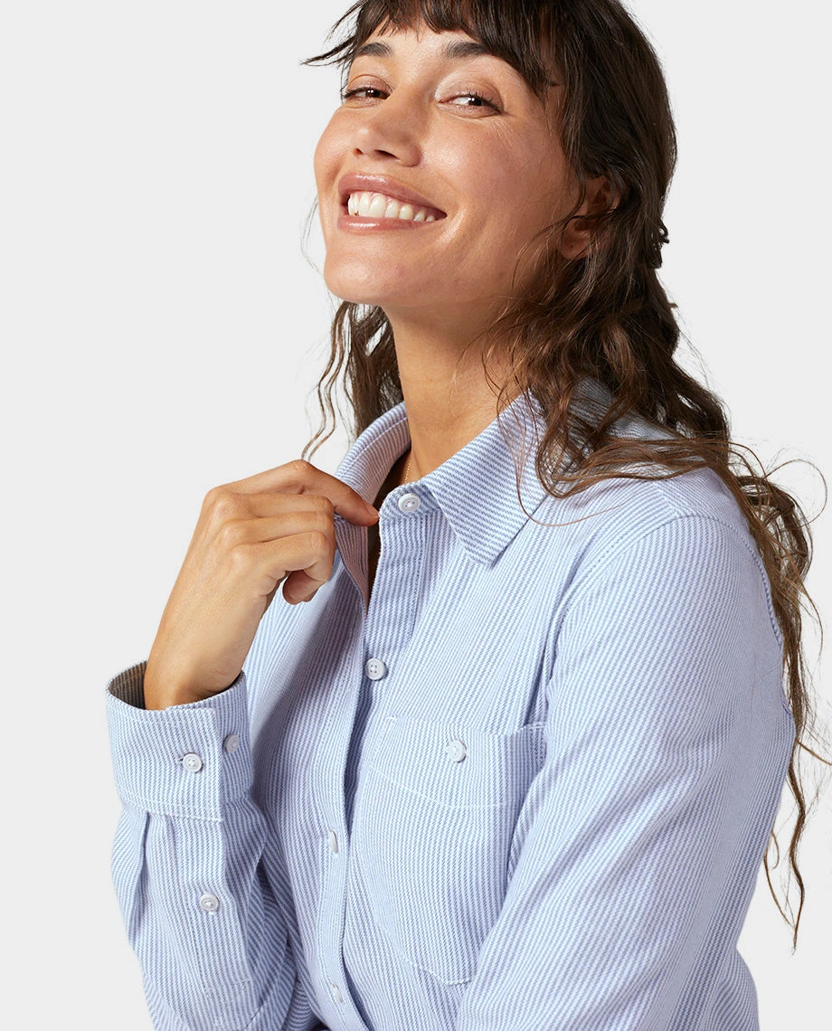 STIO Women's Miter Stretch Lightweight Flannel Shirt 10 STIO Women's Miter Stretch Lightweight Flannel Shirt - Image 8