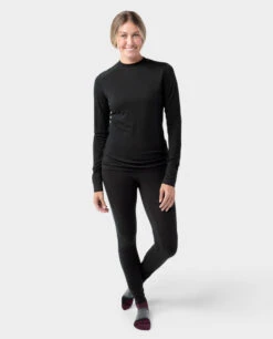 STIO Women's Basis PeakWool Lightweight Crew LS -STIO CLOTHING 100539 001 4