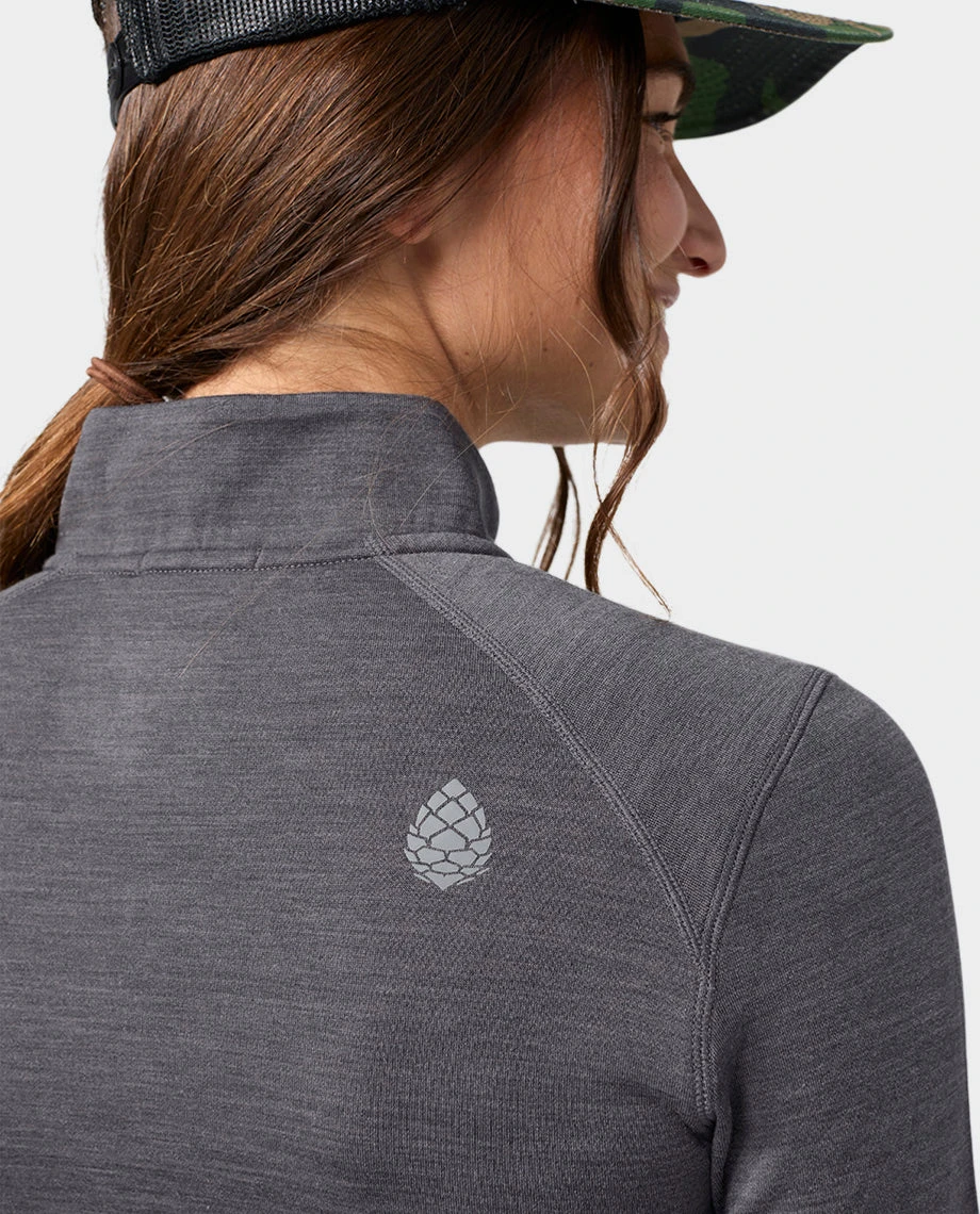 STIO Women's Basis PeakWool Midweight Half Zip 8 STIO Women's Basis PeakWool Midweight Half Zip - Image 6