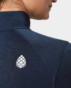 STIO Women's Basis PeakWool Midweight Half Zip 35 STIO Women's Basis PeakWool Midweight Half Zip -STIO CLOTHING 100659 410 4