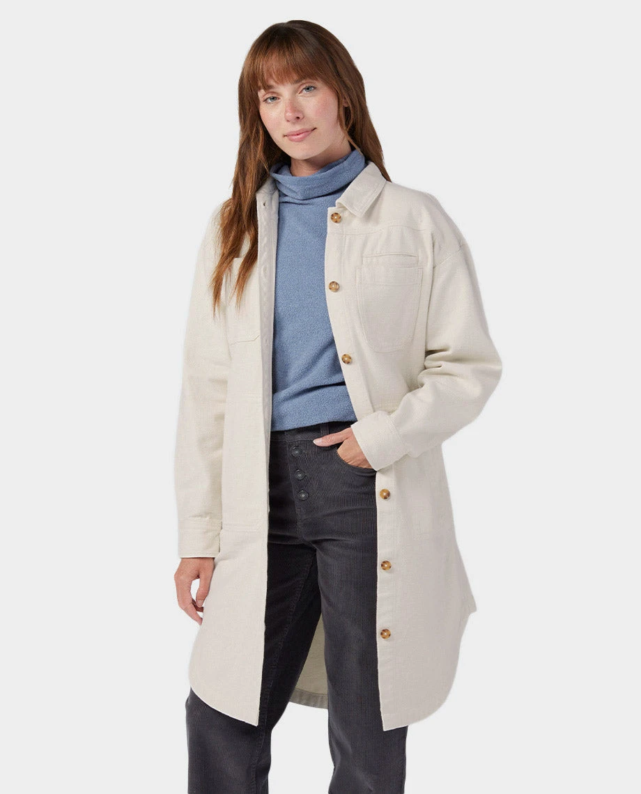 STIO Women's Bevel Flannel Overshirt 5 STIO Women's Bevel Flannel Overshirt - Image 3