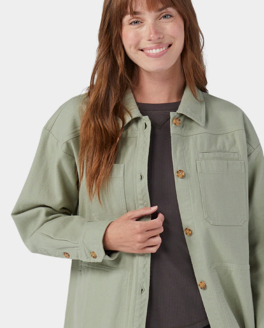 STIO Women's Bevel Flannel Overshirt 18 STIO Women's Bevel Flannel Overshirt - Image 16