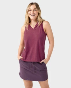 STIO Women's Divide Sleeveless Hoodie -STIO CLOTHING 100705 521 2 ALT