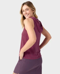 STIO Women's Divide Sleeveless Hoodie -STIO CLOTHING 100705 521 5