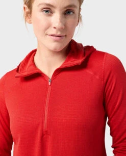 STIO Women's Trax Power Grid Half Zip Hoodie -STIO CLOTHING 100720 610 3 c0ae7b08 1811 4b39 98d3 f2675cab0bda