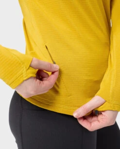 STIO Women's Trax Power Grid Half Zip Hoodie -STIO CLOTHING 100720 730 5 d09ae76f fd0e 46e1 802b 3a962c10eacf