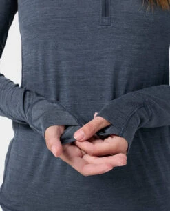 STIO Women's Basis PeakWool Lightweight Half Zip -STIO CLOTHING 100761 411 2