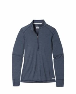 STIO Women's Basis PeakWool Lightweight Half Zip -STIO CLOTHING 100761 411