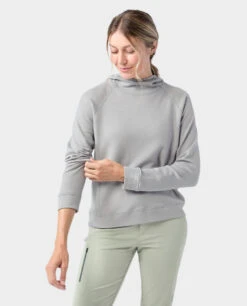 STIO Women's Alpin PeakWool Midweight Hoodie -STIO CLOTHING 100763 030 1