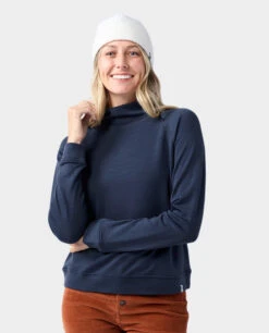 STIO Women's Alpin PeakWool Midweight Hoodie -STIO CLOTHING 100763 410 5