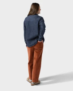 STIO Women's Slipstone Japanese Denim Shirt 36 STIO Women's Slipstone Japanese Denim Shirt -STIO CLOTHING 100799 401 6