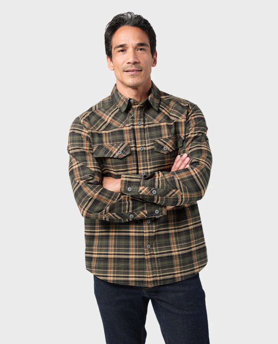 STIO Men's Junction Midweight Flannel Shirt 5 STIO Men's Junction Midweight Flannel Shirt - Image 3