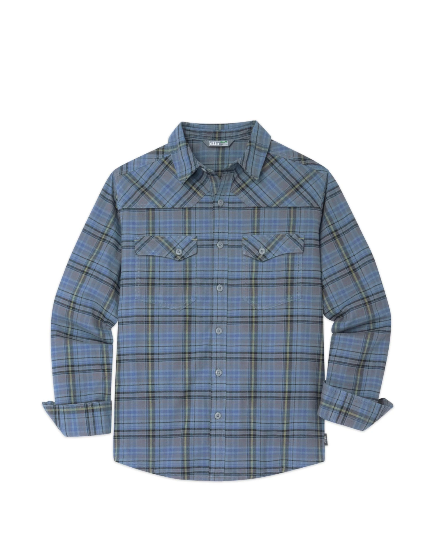 STIO Men's Junction Midweight Flannel Shirt 18 STIO Men's Junction Midweight Flannel Shirt - Image 16