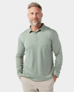 STIO Men's Alpin Lightweight Merino Polo LS 25 STIO Men's Alpin Lightweight Merino Polo LS -STIO CLOTHING 200482 311 2