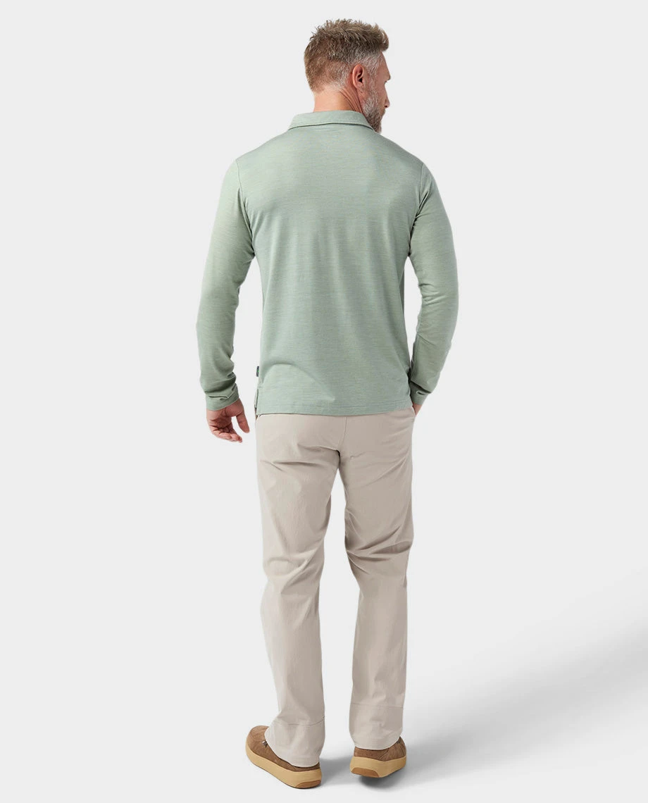 STIO Men's Alpin Lightweight Merino Polo LS 9 STIO Men's Alpin Lightweight Merino Polo LS - Image 7