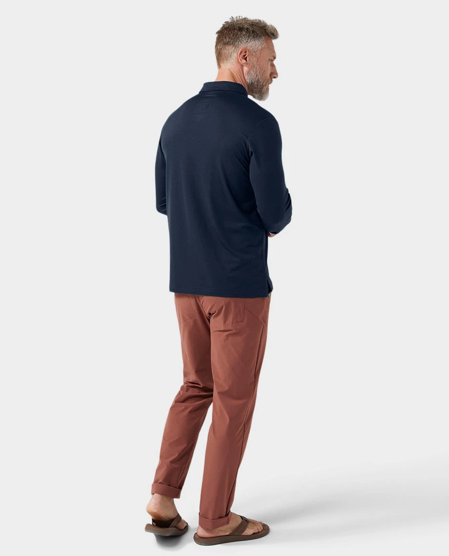 STIO Men's Alpin Lightweight Merino Polo LS 21 STIO Men's Alpin Lightweight Merino Polo LS - Image 19