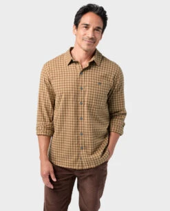 STIO Men's Miter Stretch Lightweight Flannel Shirt -STIO CLOTHING 200526 211 1 ALT