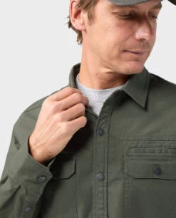 STIO Men's Saratoga Canvas Shirt -STIO CLOTHING 200654 301 2 ALT