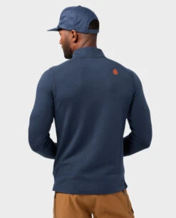 STIO Men's Basis PeakWool Midweight Half Zip -STIO CLOTHING 200690 410 2