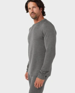 STIO Men's Basis PeakWool Midweight Crew LS -STIO CLOTHING 200691 021 2 ALT 78936f07 05b3 41b6 92a8 ebed5b388536