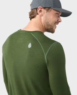 STIO Men's Basis PeakWool Midweight Crew LS -STIO CLOTHING 200691 301 5