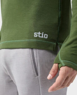 STIO Men's Basis PeakWool Midweight Crew LS -STIO CLOTHING 200691 301 6