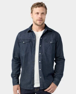 STIO Men's Slipstone Japanese Denim Shirt -STIO CLOTHING 200811 401 2