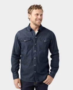 STIO Men's Slipstone Japanese Denim Shirt -STIO CLOTHING 200811 401 5
