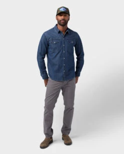 STIO Men's Slipstone Japanese Denim Shirt -STIO CLOTHING 200811 420 1