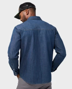 STIO Men's Slipstone Japanese Denim Shirt -STIO CLOTHING 200811 420 4