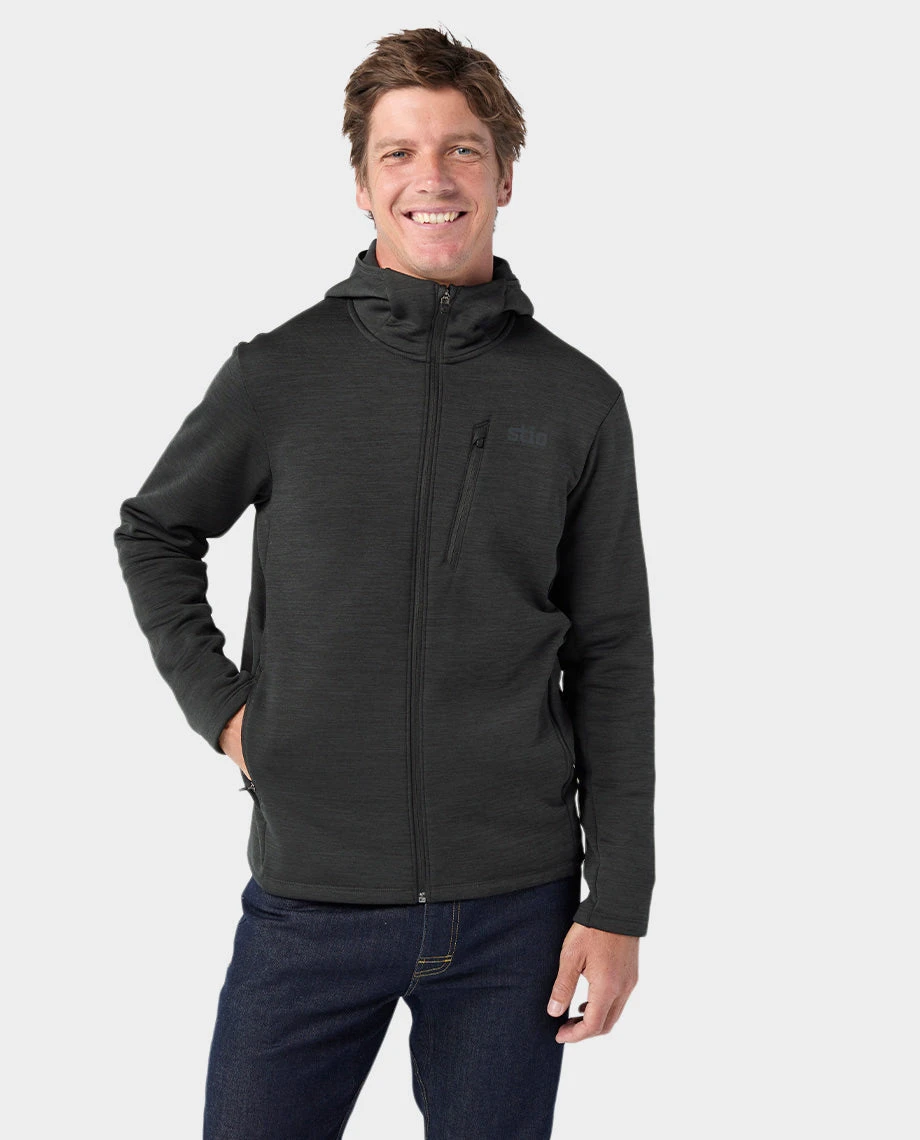 STIO Men's Glide Power Stretch Full Zip Hoodie 15 STIO Men's Glide Power Stretch Full Zip Hoodie - Image 13