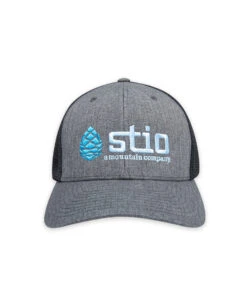 Stio Classic Trucker -STIO CLOTHING Stio Classic Trucker Hat Melange Charcoal Black Front New