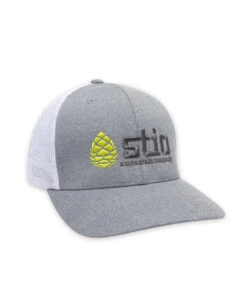 Stio Classic Trucker -STIO CLOTHING Stio Classic Trucker Hat Melange Silver White Side New