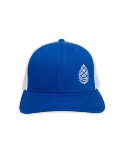 STIO Whitebark Pinecone Trucker 36 STIO Whitebark Pinecone Trucker -STIO CLOTHING Whitebark Pinecone Trucker Hat Royal White Front New